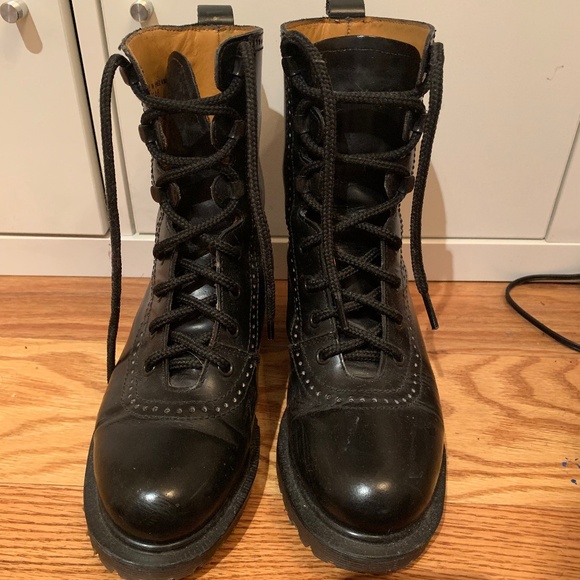 Dr. Martens Shoes - Dr. Martens Black Combat Boots Size 6